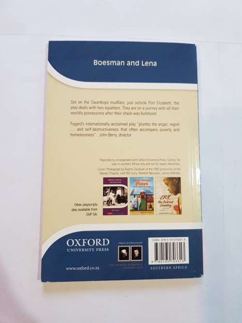 Boesman and Lena by Athol Fugard