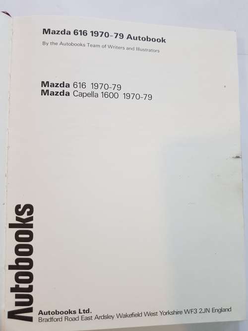 Mazda 616 1970-79, Owners Workshop Manual, Autobooks