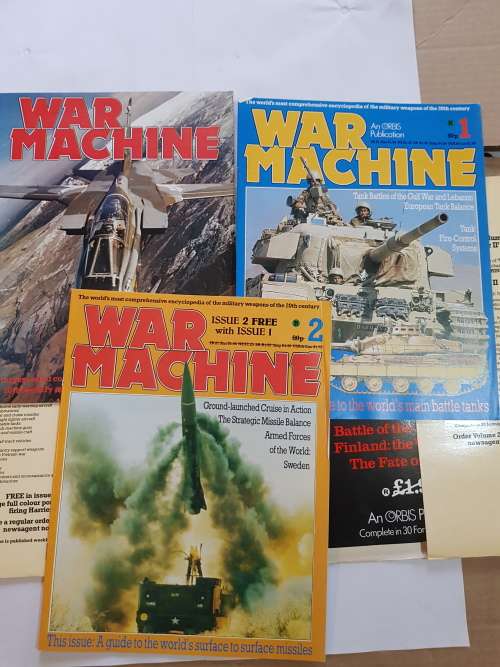 War Machine Issue 1, Free Issue 2 and World War II Vol. 1, Orbis