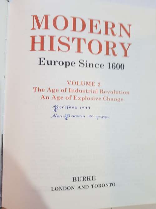 Modern History, Europe Since 1600 Volume 2 by Carl Becker/Kenneth Cooper