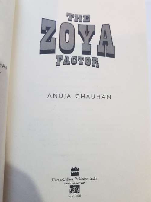 The Zoya Factor by Anuja Chauhan