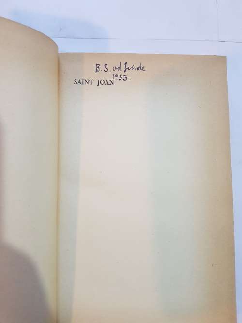 Saint Joan by Bernard Shaw, 1953