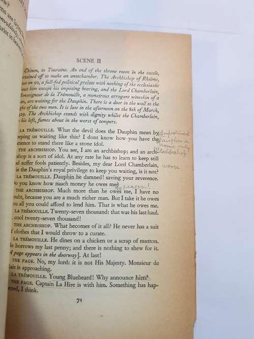 Saint Joan by Bernard Shaw, 1953