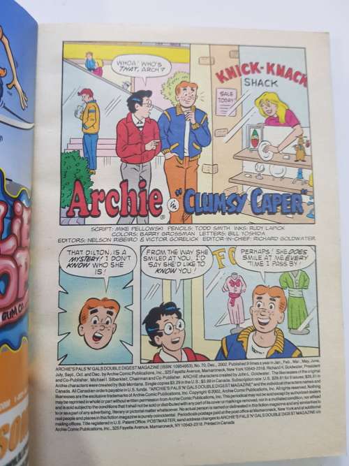 Archie`s Pals `n Gals Double Digest, No. 70