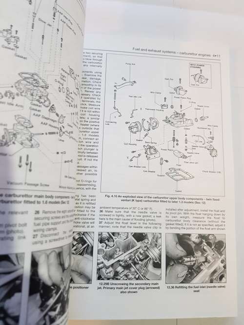 Toyota Conquest & Tazz, 1986 - 2007, Haynes Service and Repair Manual, Petrol