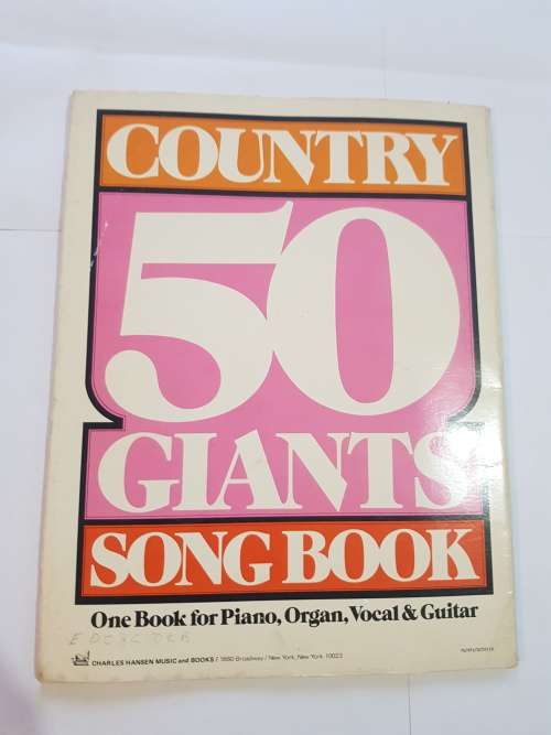 Country Song Book, 50 Giants Song Sheets/Sheet Music