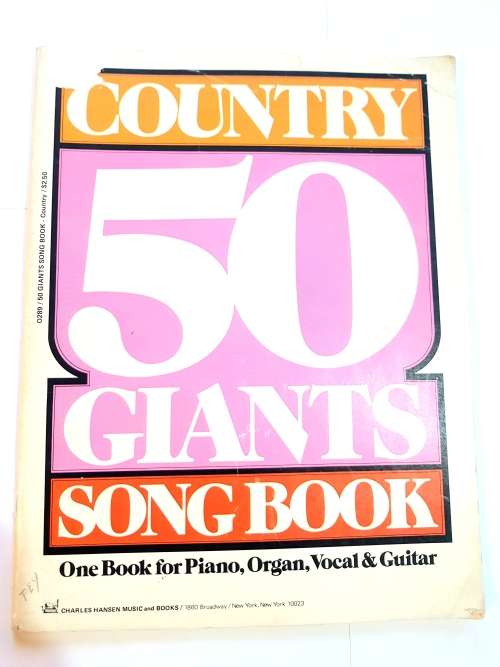 Country Song Book, 50 Giants Song Sheets/Sheet Music