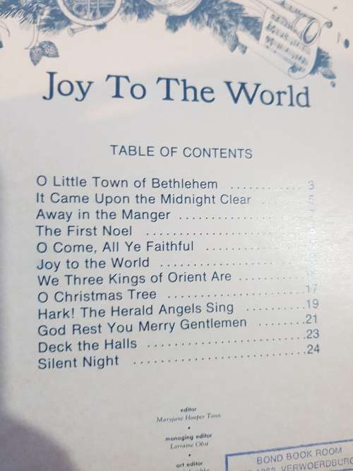 Song Sheets, Sheet Music, Joy To the World, 12 Christmas Carols