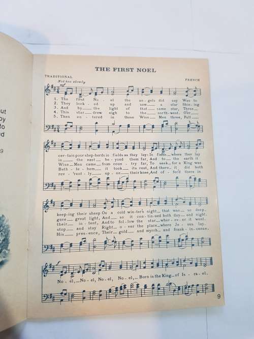 Song Sheets, Sheet Music, Joy To the World, 12 Christmas Carols