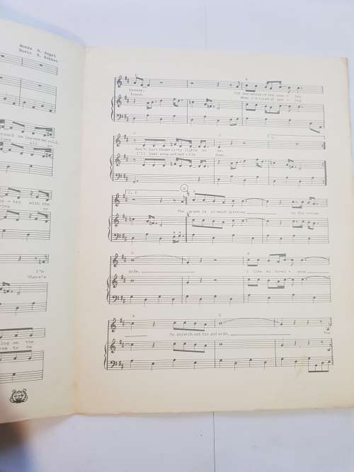 Song Sheet, Sheet Music, Kelly`s Song, Bobby Angel