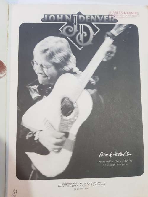 Song Sheets, Sheet Music, John Denver, 12 Songs, 1979