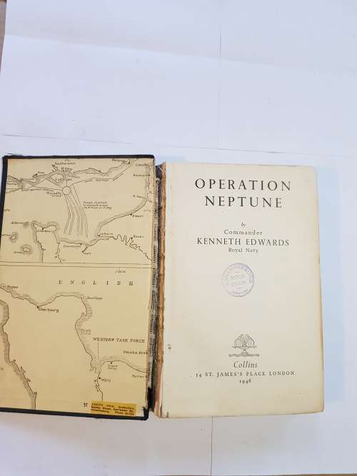 Operation Neptune by Commander Kenneth Edwards, 1946 Hardcover