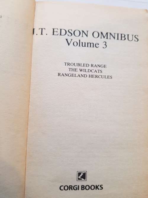 J.T. Edson Omnibus Vol. 3, Western