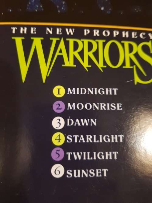 Warriors, The New Prophecy by Erin Hunter, 6 book boxset
