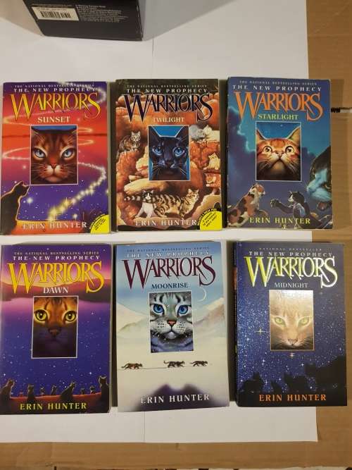 Warriors, The New Prophecy by Erin Hunter, 6 book boxset