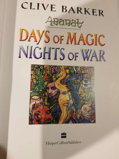 Days of Magic Nights of War by Clive Barker, Abarat