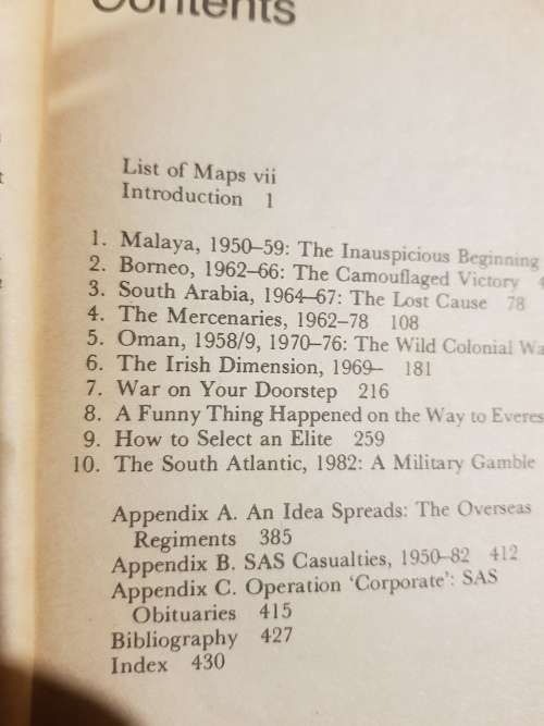 Who Dares Wins, The Story of the SAS 1950-1982 by Tony Geraghty
