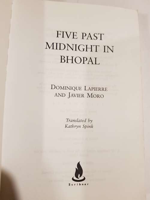 Five Past Midnight in Bhopal by Dominique LaPierre