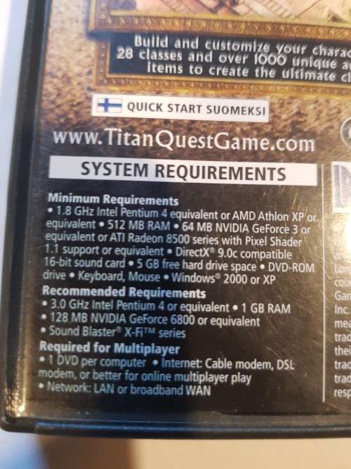 Titan Quest, Deluxe Edition PC DVD