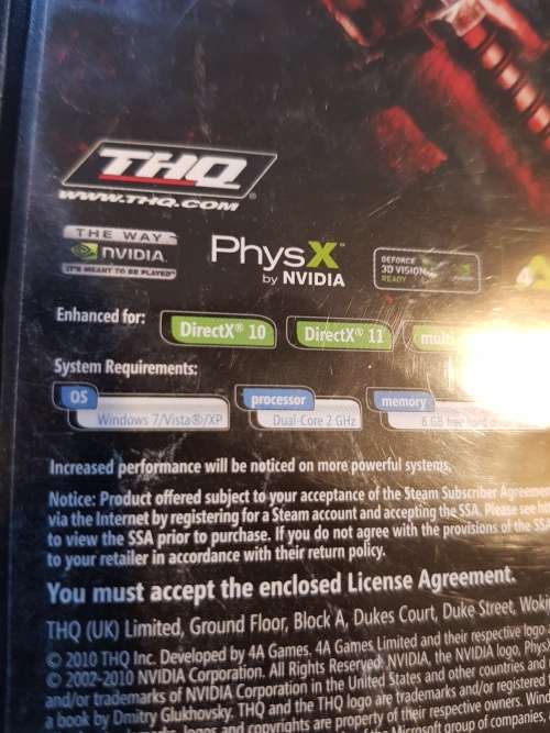Metro 2033 PC DVD