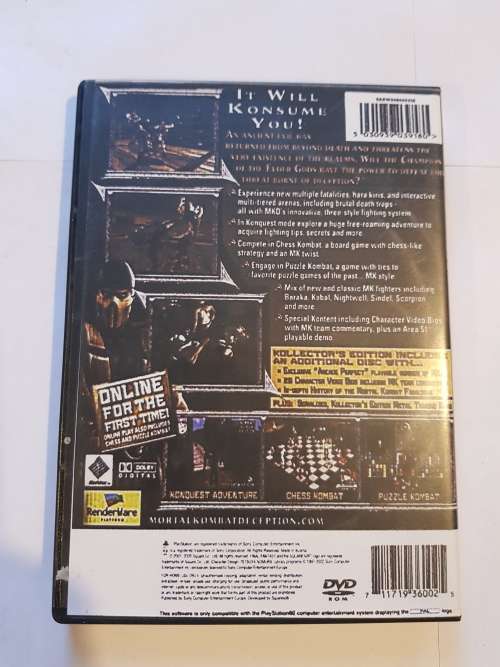 Playstation 2, Mortal Combat Deception
