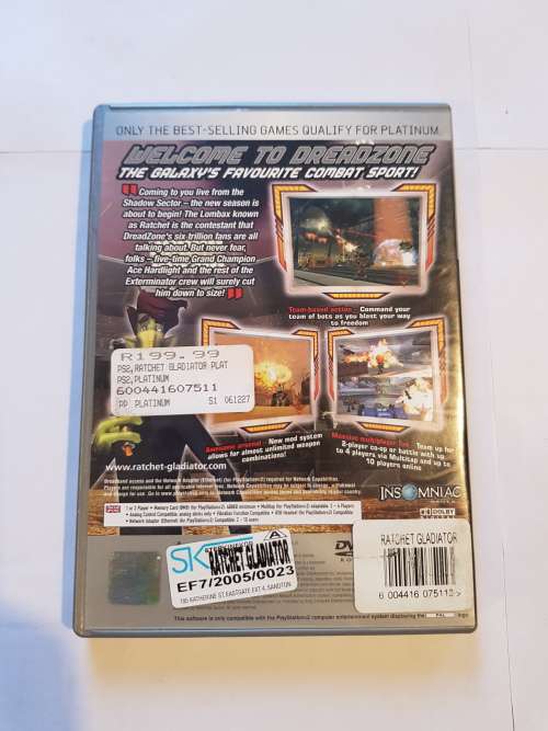 Playstation 2, Rachet: Gladiator, Platinum