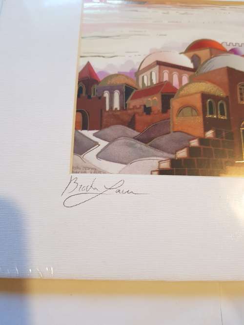 Bracha Lavee-Brym, The City of David, Signed Print