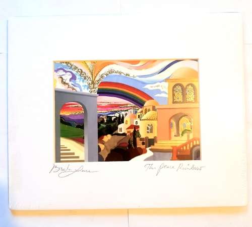 Bracha Lavee-Brym, The Peace Rainbow, Signed Print