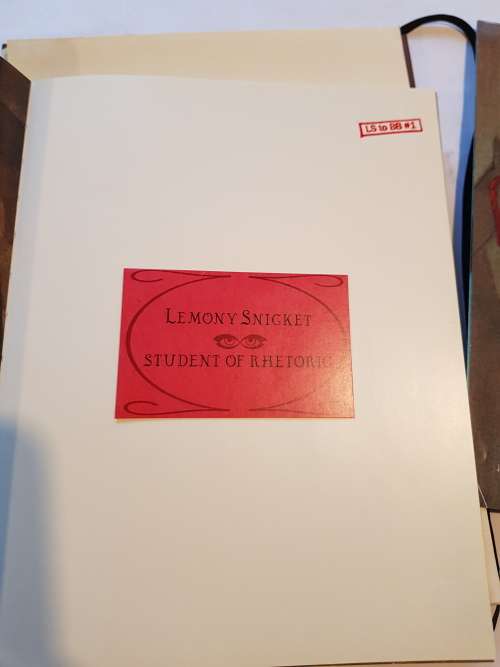 The Beatrice Letters, Lemony Snicket
