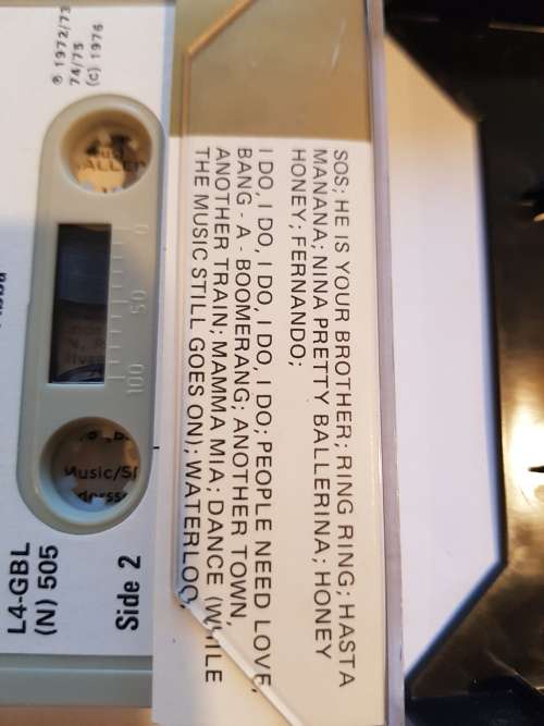 Abba, Greatest Hits Cassette