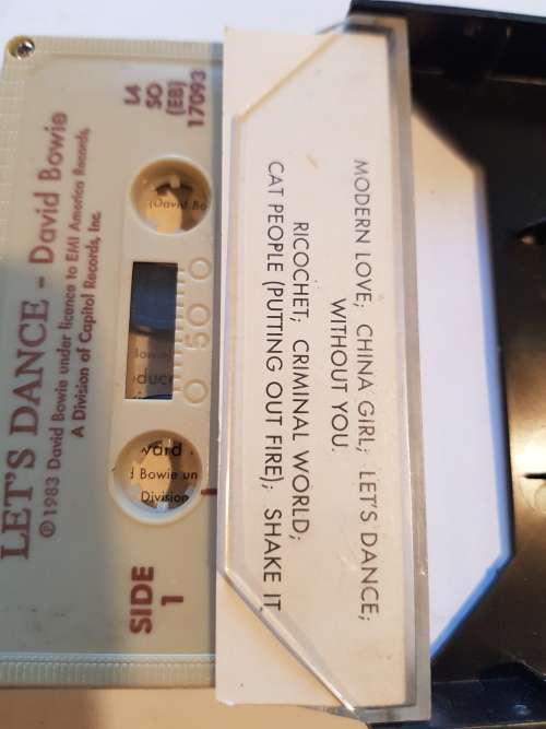 David Bowie, Let`s Dance Cassette