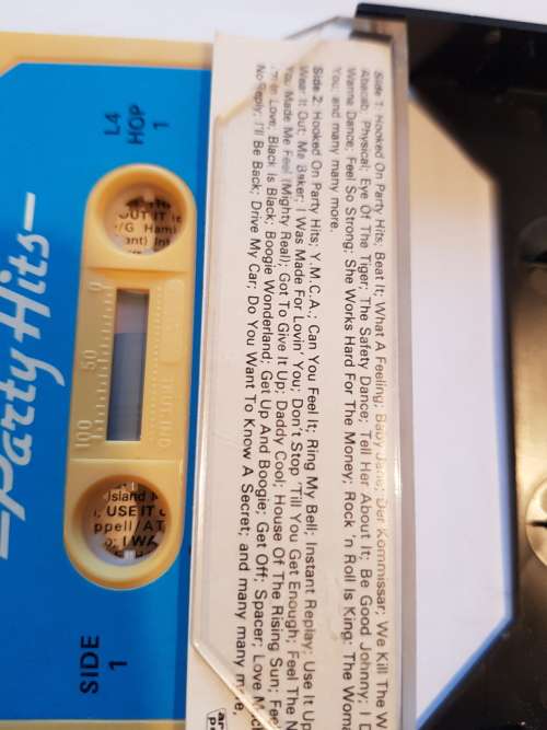 Hooked on Party Hits, Cassette