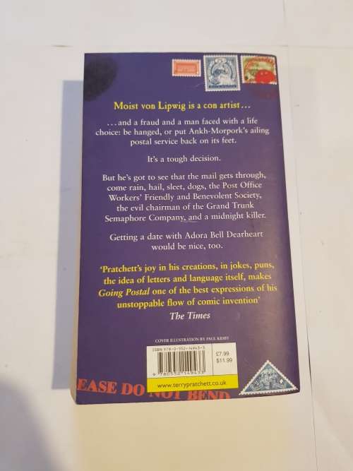 Going Postal, a Discworld Novel by Terry Pratchett