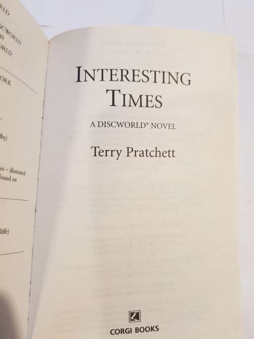 Interesting Times, a Discworld Novel by Terry Pratchett