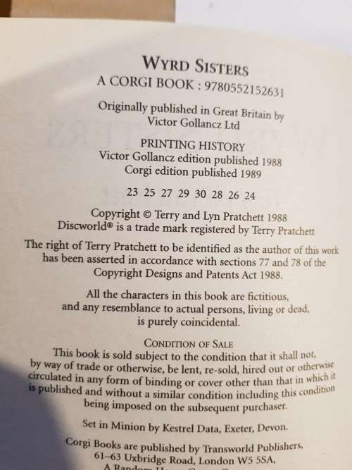 Wyrd Sisters by Terry Pratchett