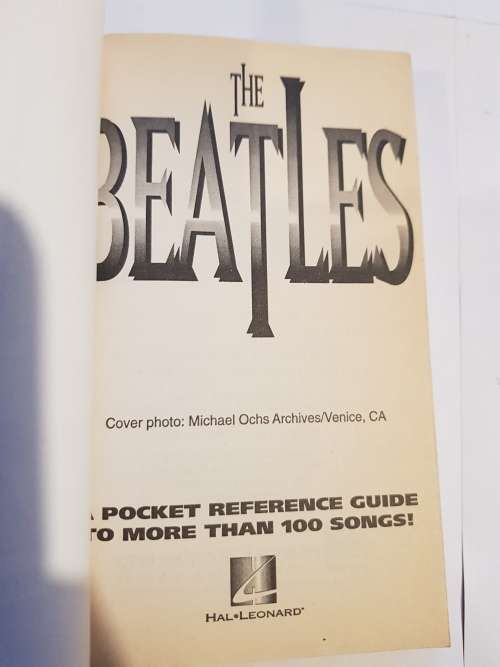 The Beatles, Songsheets, A Pocket Reference Guide to more Than 100 songs