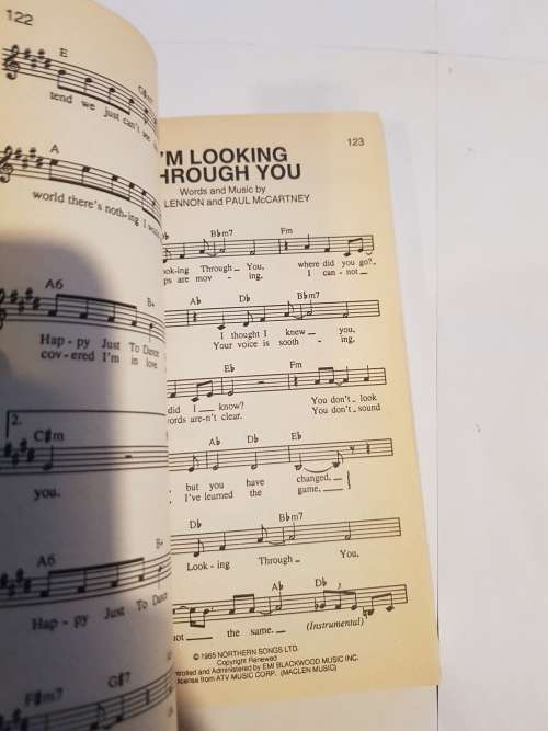 The Beatles, Songsheets, A Pocket Reference Guide to more Than 100 songs