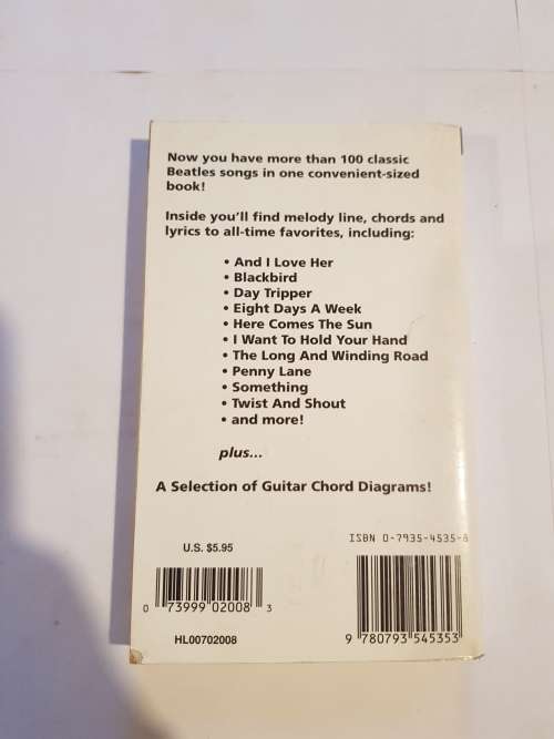 The Beatles, Songsheets, A Pocket Reference Guide to more Than 100 songs