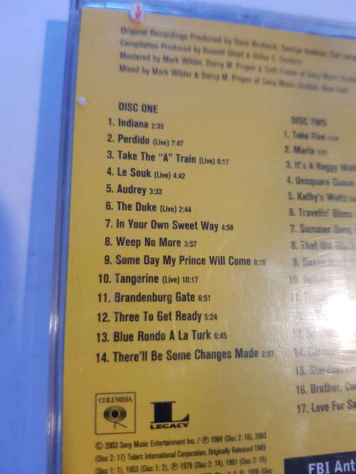 Dave Brubeck, The Essential Dave Brubeck, 2 x CD