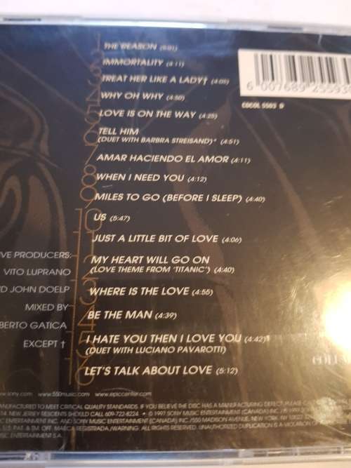 Celine Dion, Let`s Talk About Love CD