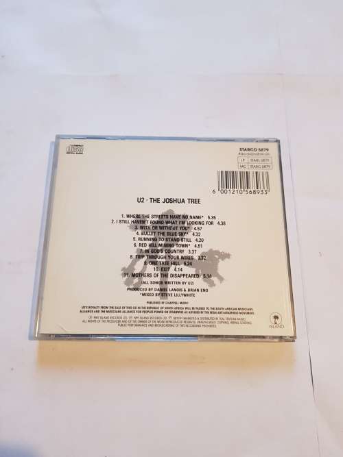 U2, The Joshua Tree CD