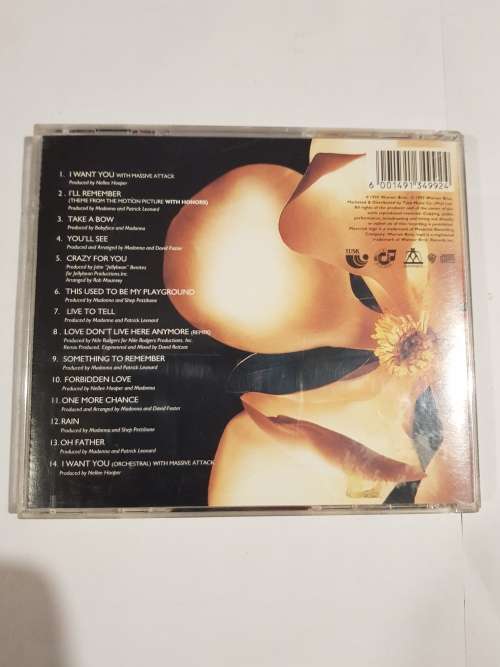 Madonna, Something to Remember CD