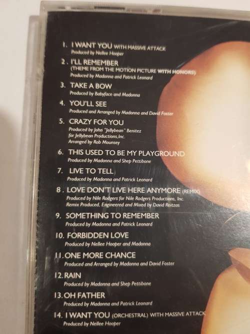 Madonna, Something to Remember CD