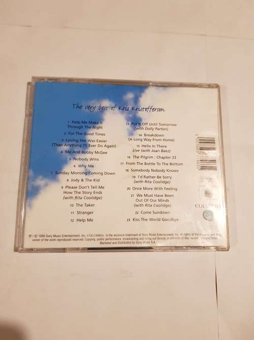 Kris Kristofferson, The Very Best Of CD
