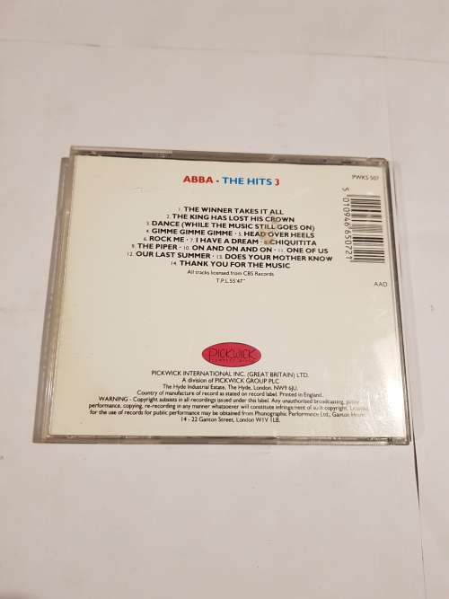 Abba, The Hits 3, CD, UK