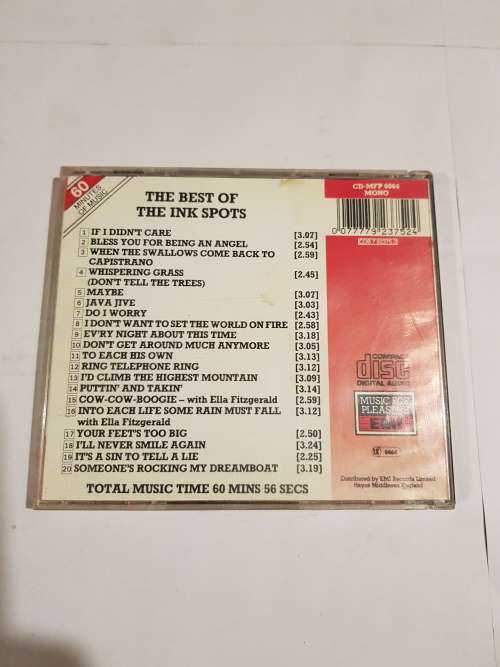 The Ink Spots, The Best of the Ink Spots CD, UK