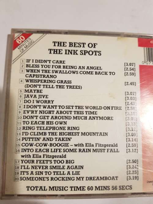 The Ink Spots, The Best of the Ink Spots CD, UK