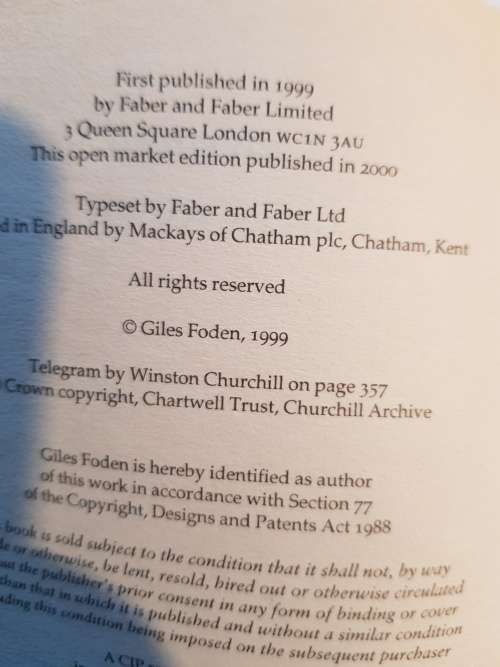 Ladysmith by Giles Foden