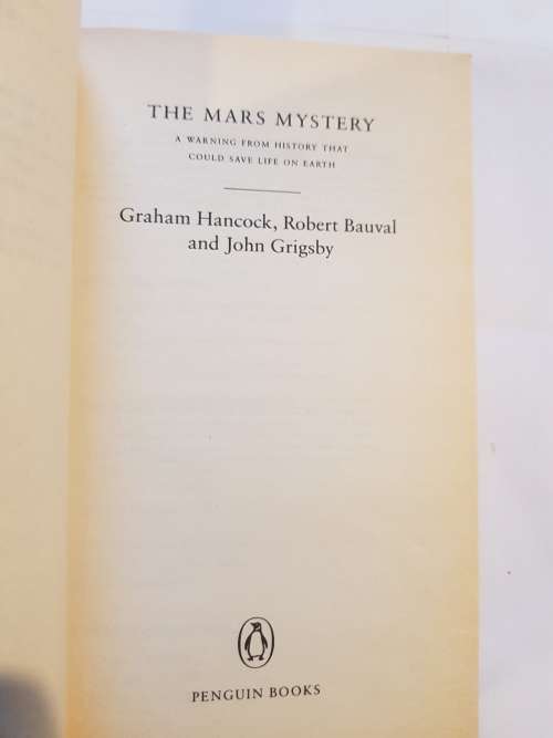 The Mars Mystery by Graham Hancock, Robert Bauval & John Grigsby