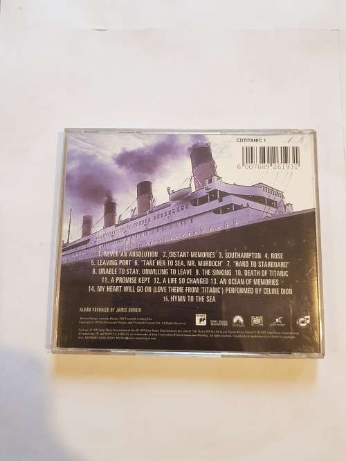 Titanic, Motion Picture Soundtrack CD